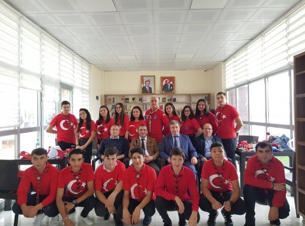 Giresun Lisesi Mehmet Larçın İzci Ocağı Millet Kıraathanesinde